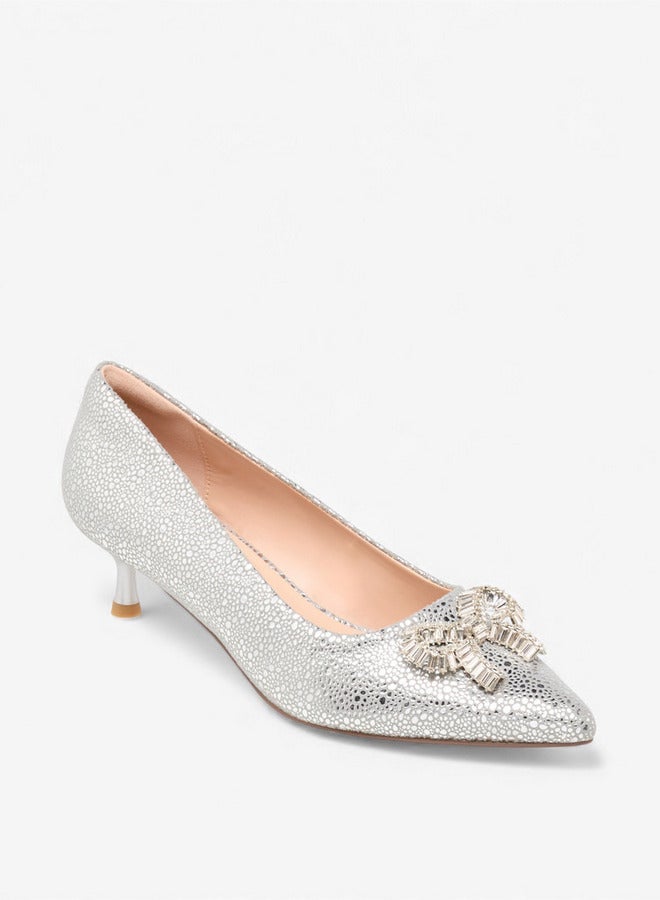 سيليست حذاء نسائي مزين بفيونكة من تشكيلة رمضان - Image 3